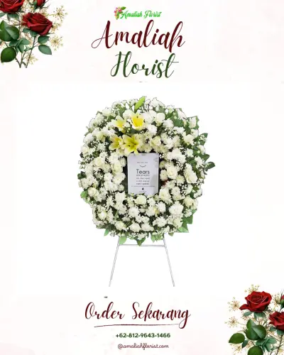 Krans Bunga Duka Cita di Yamansari